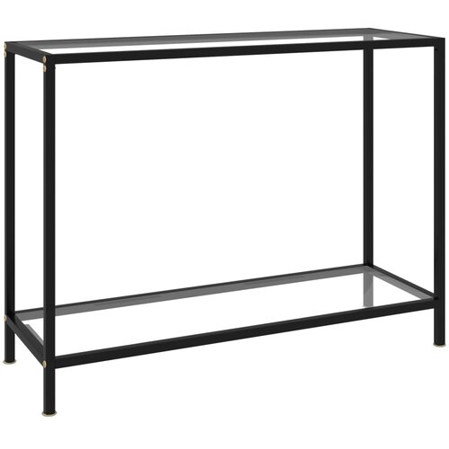  Konzolni stol prozirni 100 x 35 x 75 cm od kaljenog stakla Cijene