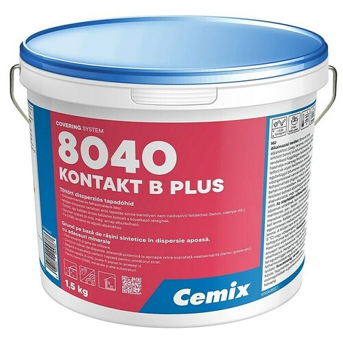 Cemix Disperzijski temeljni premaz Kontakt B Plus 8040 (1,5 kg) Slike