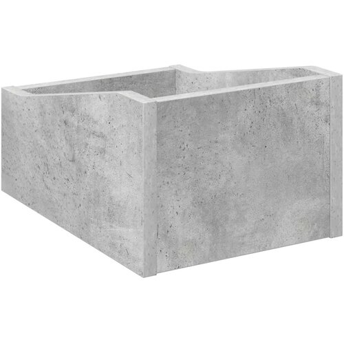  Kutija za LP ploče 2 kom. Betonska siva 23 x 33 x 16 cm - Betonska siva 2 23 x 33 x 16 cm Slike