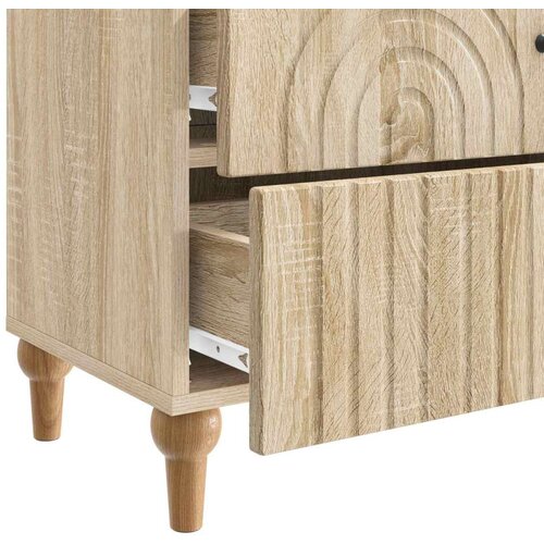 vidaXL Noćni ormar Hrast sonoma 62 x 34 5 x 48 cm Konstruirano drvo - Hrast sonoma Cene