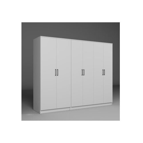 Hanah home Ormar Kardelen 1600-105, 220x180x51.8 cm, Bijeli Slike