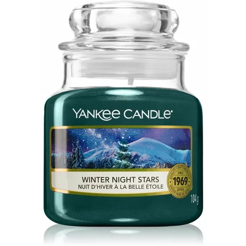 Yankee Candle Winter Night Stars dišeča sveča 104 g