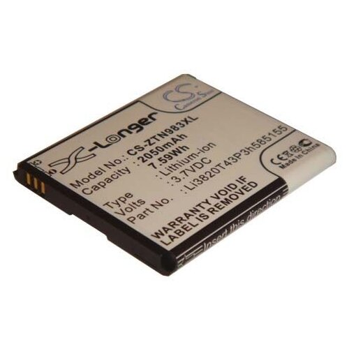VHBW Baterija za ZTE N983 / U960E, 2050 mAh Slike
