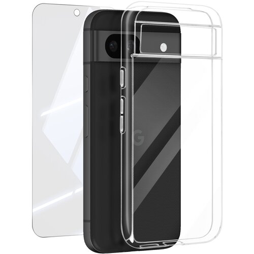 Oem Mayaxess, Zaščitni komplet za Google Pixel 8A Integralna zaščita, Prozorno, (5000215653) Cene