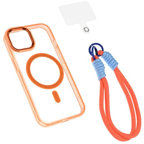  Maska za iPhone 15 6.1 Magsafe Loop, Narandžasta Cene