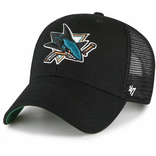47 Brand Kapa NHL San Jose Sharks črna barva