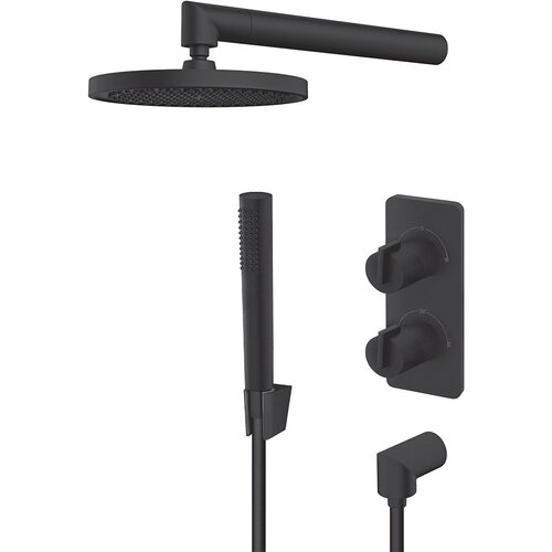 Rosan S3 BLACK TERMOSTATSKA UZIDNA BATERIJA ZA TUŠ KADU 331601B Cene