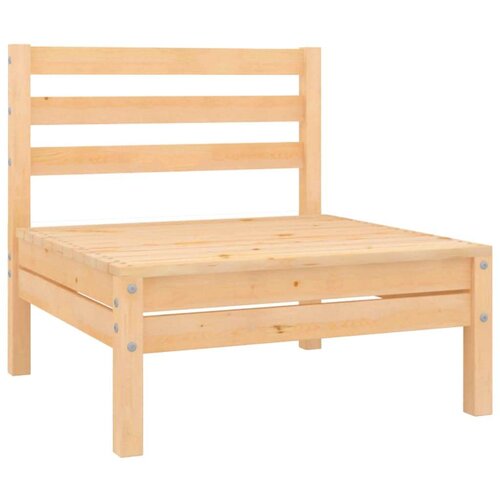  Srednja vrtna sofa od masivne borovine Slike