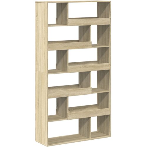  Regal za knjige boja hrasta 100x33x187,5 cm konstruirano drvo Slike
