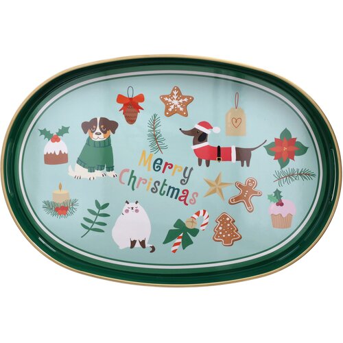 Tognana Poslužavnik Serving Pet &amp;amp; Gift, Ovalni, 44x30 cm, &amp;Scaron;areni Slike