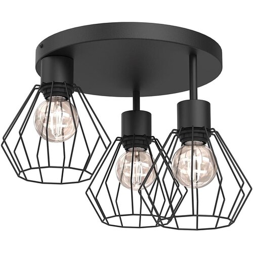  plafonsko svetlo parkla 3xE27/15W/230V crno Cene