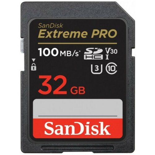 Sandisk SDHC 32GB extreme pro 100MB/s V30 UHS-I U3 Slike