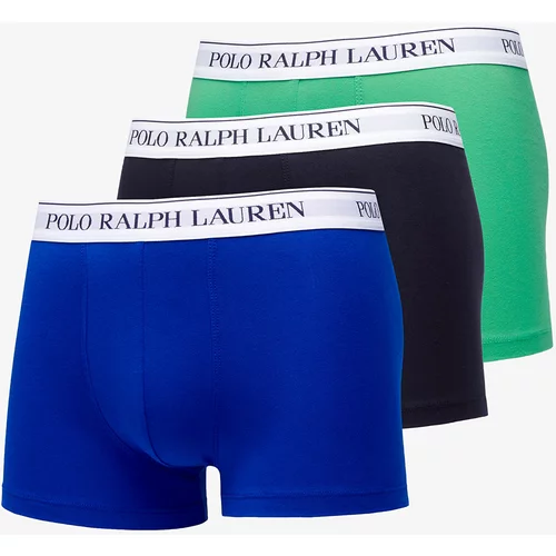 Polo Ralph Lauren Stretch Cotton Classic Trunk 3-Pack Dark Navy/ Green/ Game Royal