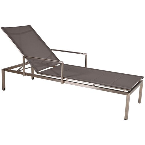 Garden Pleasure Siva metalna vrtna ležaljka Sienna - Cijene