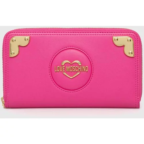 Love Moschino Denarnica ženska, roza barva, JC5615PP1ILR0615