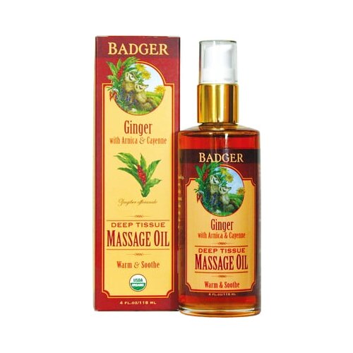 Badger Balm Ulje za dubinsku masažu od đumbira Slike