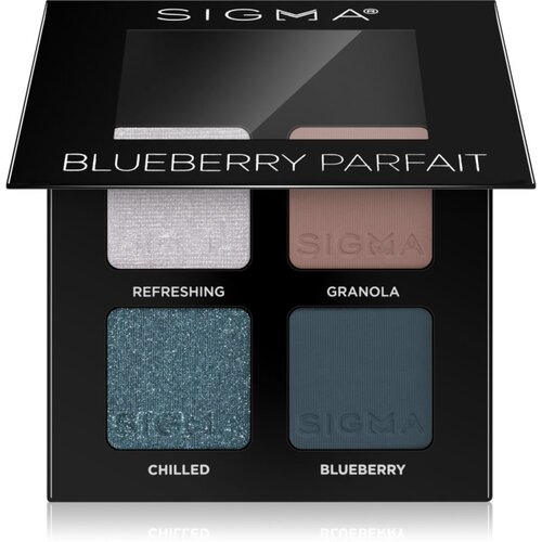 Sigma Beauty Quad paleta senčil za oči odtenek Blueberry Parfait 4 g Cene