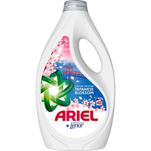Ariel Japanese Blossom tekući deterdžent, 40 pranja, 1,8 l Slike