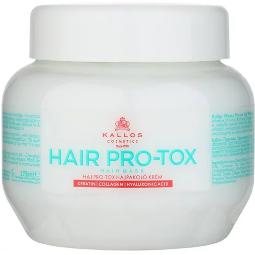 Kallos Cosmetics hair Pro-Tox maska za oštećenu kosu 275 ml