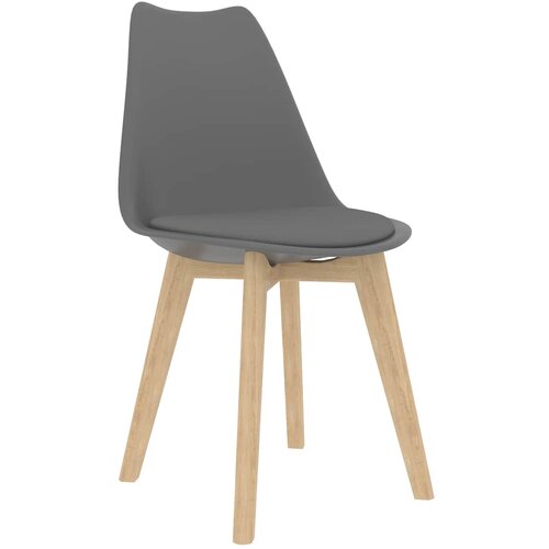 Maison Chic Jedilni stoli - Vzorci stoli 4 kosi siva plastika A882, (22031764) Cene