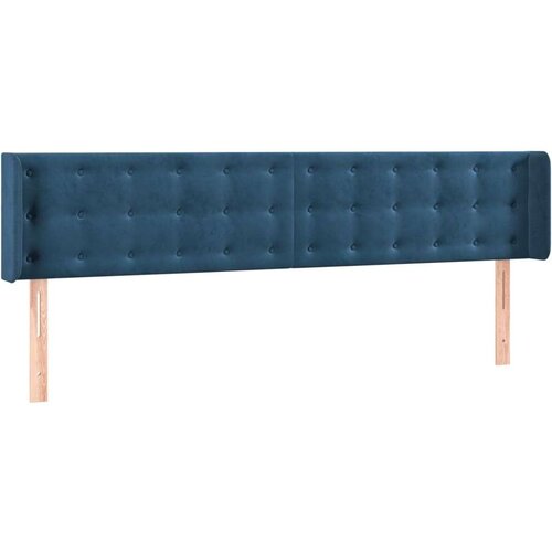  Uzglavlje tamnoplavo 163x16x78/88 cm bar&amp;scaron;unasto Slike