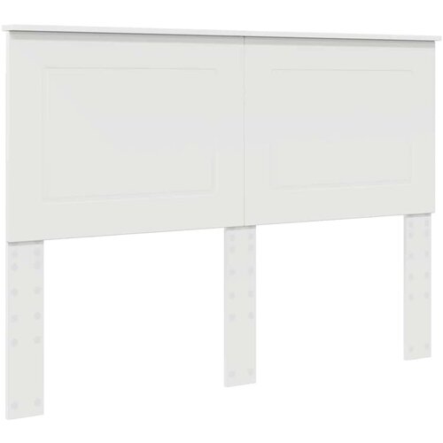 vidaXL Vzglavje z vzglavjem Bela 160 cm Konstruiran les, (5000110401) Cene