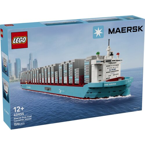 Lego LEGO&amp;reg; Iconic - Kontejnerska ladja Maersk na dve vrsti goriv (40955) Slike