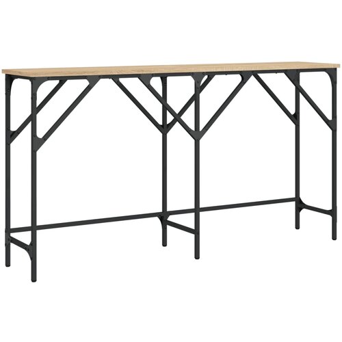 vidaXL Konzolna mizica sonoma hrast 140x29x75 cm inženirski les, (20988890) Cene