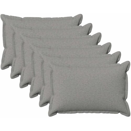  Presvlaka za jastuk 6 kom. HOUTEN Oblačnosiva 50 x 80 cm - Siva tkanina oblak 50 x 80 cm 6 Cijene