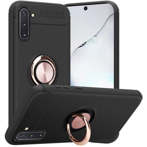 Cadorabo Case, združljiv s Samsungom v črni barvi - Rose Gold - Zaščitni pokrov s fokusnim obročem iz silikona TPU, (20571094) Cene