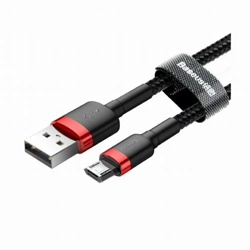 Baseus Kabel USB A-B mikro 3m 2A Cafule rdeč+črn
