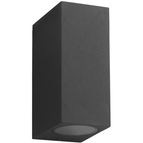  Spoljna zidna lampa BOKA, 2x GU10/60W, 230V, IP44, crna Cene