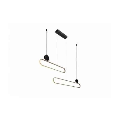 Rabalux Visilica Circado LED 48W crno zlato (72268) Cene