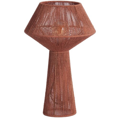 Light &amp;amp; Living Crvena stolna lampa sa sjenilom od jute (visina 47 cm) Fugia &amp;ndash; Slike