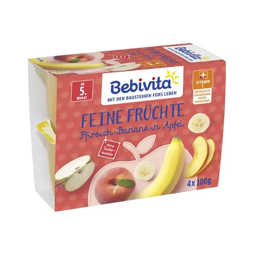 Bebivita Fino sadje - breskev, banana in jabolko
