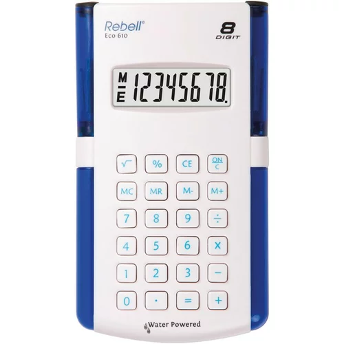  Kalkulator Rebell Eco 610, napajanje na vodu