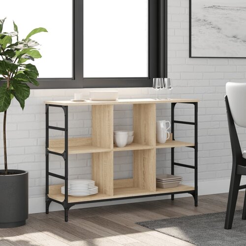 vidaXL Komoda boja hrasta sonome 102x32x73 5 cm od konstruiranog drva Cijene