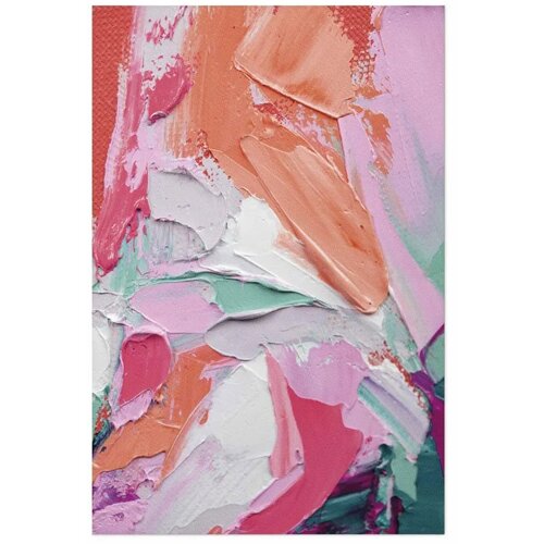  Plakat Pink Palette - vibrant shades of pink orange and green on canvas 21x30 Cijene