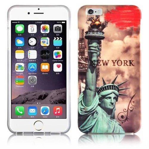 Cadorabo Case, združljiv z Appleom z New Yorkom - Kip Of Liberty Print - Trda zaščitna ovitek v trendovskem oblikovanju, (20565255) Cene