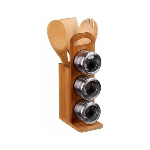 5five five držač kuhinjskog alata 8X13X31,5 cm bambus/inox/pp natural 111530 Slike