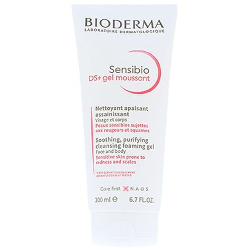 Bioderma sensibio ds+ cleansing gel čistilni gel za razdraženo kožo 200 ml za ženske Slike