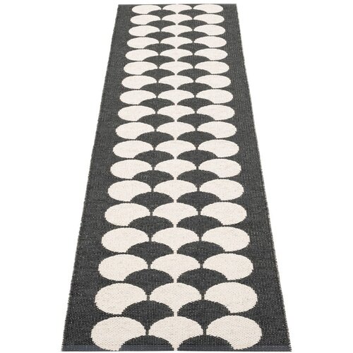 Pappelina Crna/krem unutarnja i vanjska staza 70x250 cm Poppy Black Vanilla – Cijene