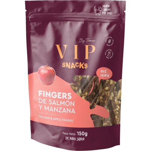 TRAMP VIP Snack Fingers Losos & Jabolko pribolj&scaron;ki za pse, 150 g, (5000233693) Cene