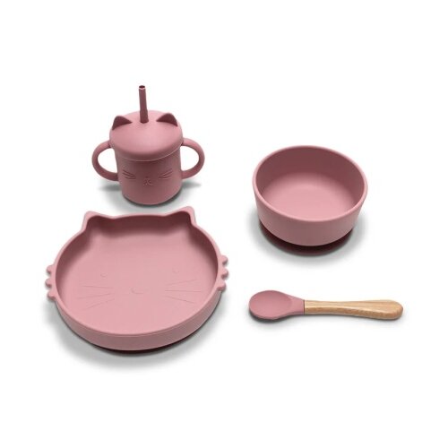 Lorelli set za hranjenje (2 kom) natural deep pink ( 10230710002 ) Cene