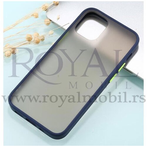  silikonska futrola mopal No3 za samsung A217 galaxy A21S teget sa zelenim Slike