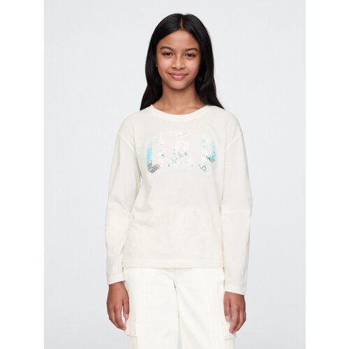 GAP Children&amp;#039;s T-shirt with sequin logo - Girls Slike