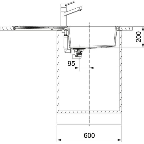 Franke SUDOPER S2D 611-100 Crna, (143.0590.212) Slike
