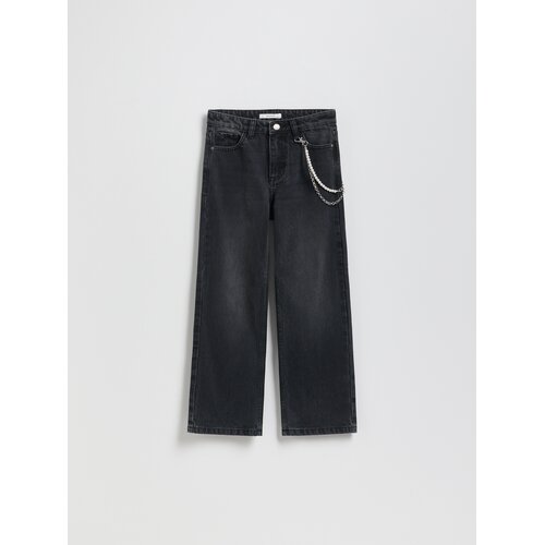 Reserved GIRLS` JEANS TROUSERS & CHAIN - crno Cijene