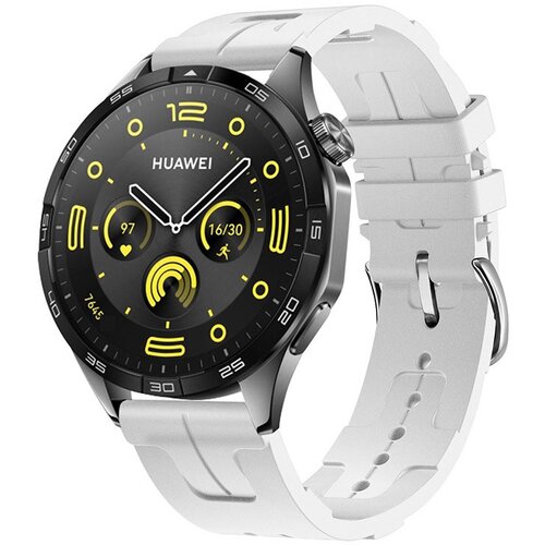 INF združljiv s huawei GT4 series silikonski pa&scaron;ček za uro - več barv in velikosti white 22 mm, (5000090658) Cene