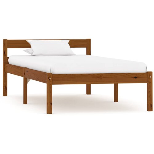  Okvir za krevet od masivne borovine boja meda 100 x 200 cm Cijene